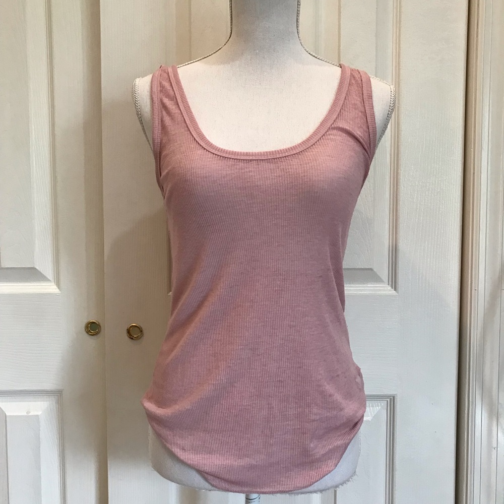 🎀Pink Ribbed Tank Top🎀